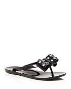 Kate Spade New York Francy Jeweled Flip Flop Jelly Sandals
