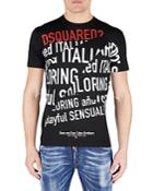 Dsquared2 Words Cool Cotton Graphic Tee