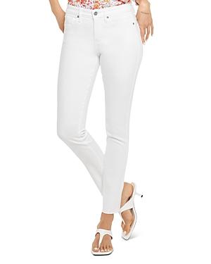 Nydj Alina Ankle Denim Leggings In Optic White