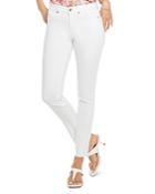 Nydj Alina Ankle Denim Leggings In Optic White
