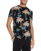 Scotch & Soda Washed Palm Tree Print Tee