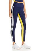 Aqua Color Block Striped Leggings - 100% Exclusive