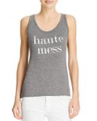 Knit Riot Haute Mess Slit-back Tank - Compare At $54.99