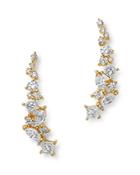 Bloomingdale's Diamond Climber Earrings In 14k Yellow Gold, 0.75 Ct. T.w. - 100% Exclusive