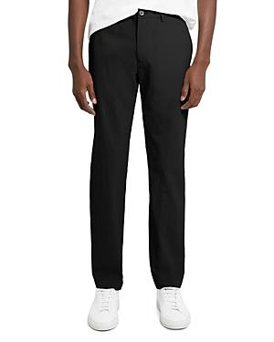 Theory Zaine Nylon Blend Tech Seersucker Slim Straight Fit Pants