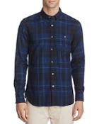 Todd Snyder Plaid Long Sleeve Regular Fit Button-down Shirt
