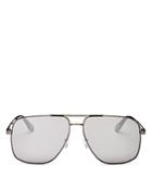 Marc Jacobs Women's Mirrored Brow Bar Aviator Sunglasses, 60mm