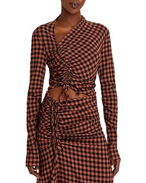 A.l.c. Oryn Asymmetric Drawstring Top