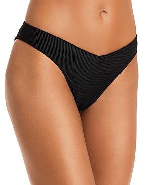 Frankies Bikinis Enzo Ribbed Bikini Bottom