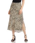 Karen Kane Animal-print Bias-cut Midi Skirt