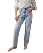 Free People Pacifica Straight Leg Jeans In Light Blue