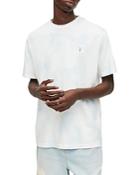 Allsaints Hurley Cotton Tie Dyed Embroidered Logo Tee