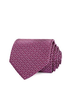 Salvatore Ferragamo Mixed Gancini Print Silk Classic Tie