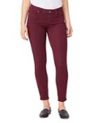 Paige Verdugo Ankle Skinny Jeans In Vintage Deep Berry