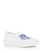 Kenzo Women's Tiger Embroidered Slip-on Sneakers