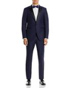 John Varvatos Star Usa Slubbed Solid Slim Fit Tuxedo