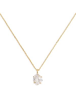 Kate Spade New York Treasure Trove Cubic Zirconia Mini Pendant Necklace, 16-19