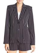 Bb Dakota Blaze It Striped Blazer