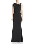 Avery G Scuba Crepe Gown