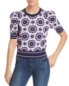 Kate Spade New York Geo Floral Sweater