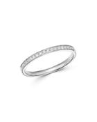 Bloomingdale's Diamond Stacking Band In 14k White Gold, 0.15 Ct. T.w. - 100% Exclusive