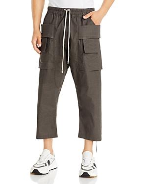Drkshdw Rick Owens Cropped Drawstring Cargo Pants