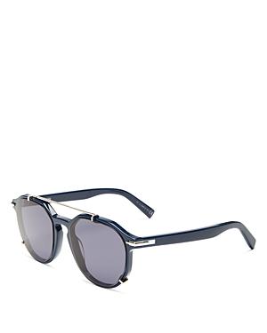 Dior Men's Brow Bar Round Sunglasses, 56mm