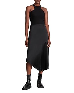 Allsaints Ani Asymmetric Midi Skirt