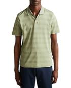 Ted Baker Irby Textured Stripe Polo Shirt