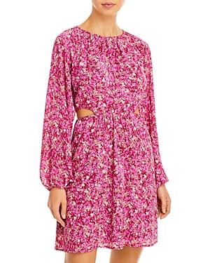 Aqua Printed Cutout Dress - 100% Exclusive
