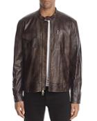 John Varvatos Collection Leather Moto Jacket