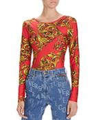 Versace Jeans Couture Garland Print Bodysuit