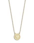 Bloomingdale's Heart Disc Medallion Pendant Necklace In 14k Yellow Gold, 16 - 100% Exclusive