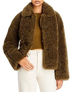 Rag & Bone Hesper Cropped Faux Fur Jacket
