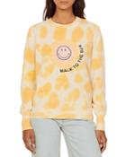 Sandro Enis Tie Dyed Graphic Sweater