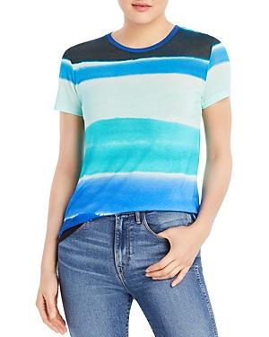 Majestic Filatures Tie Dye Stripe Tee