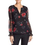 Joie Anjanette Floral Silk Top