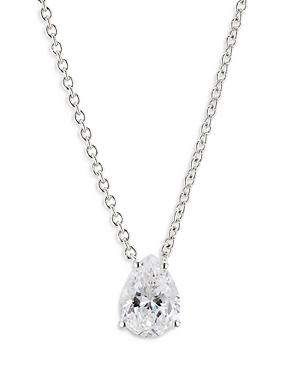 Nadri Modern Love Pear Shaped Cubic Zirconia Pendant Necklace, 16-18
