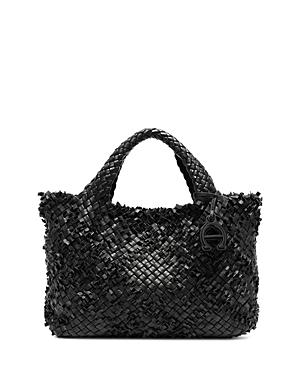 Etienne Aigner Irena Woven Leather Satchel