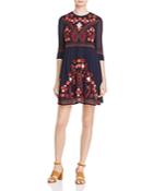 French Connection Kiko Embroidered Dress - 100% Exclusive