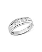 Bloomingdale's Channel-set Diamond Ring In 14k White Gold, 0.75 Ct. T.w. - 100% Exclusive