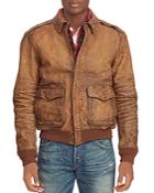Polo Ralph Lauren A-2 Leather Bomber Jacket