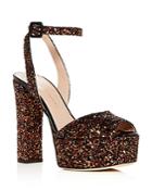 Giuseppe Zanotti Women's Lavinia Glitter High-heel Platform Sandals