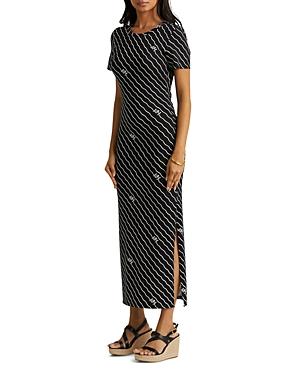 Ralph Lauren Printed Side Slit Dress