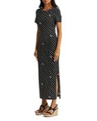 Ralph Lauren Printed Side Slit Dress
