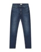 Reiss Walsh Cotton Stretch Slim Fit Jeans In Washed Indigo
