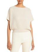Weekend Max Mara Sand Ribbed Sweater