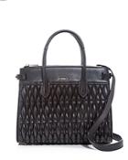 Furla Pin Small Quilted Leather Tote