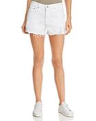 Ag Bryn Denim Shorts In 5 Years Tattered White