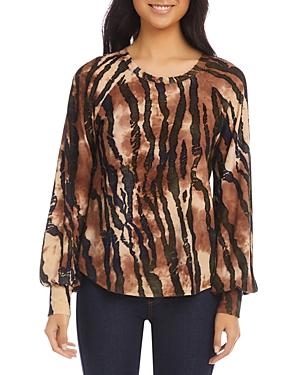 Karen Kane Animal Print Top